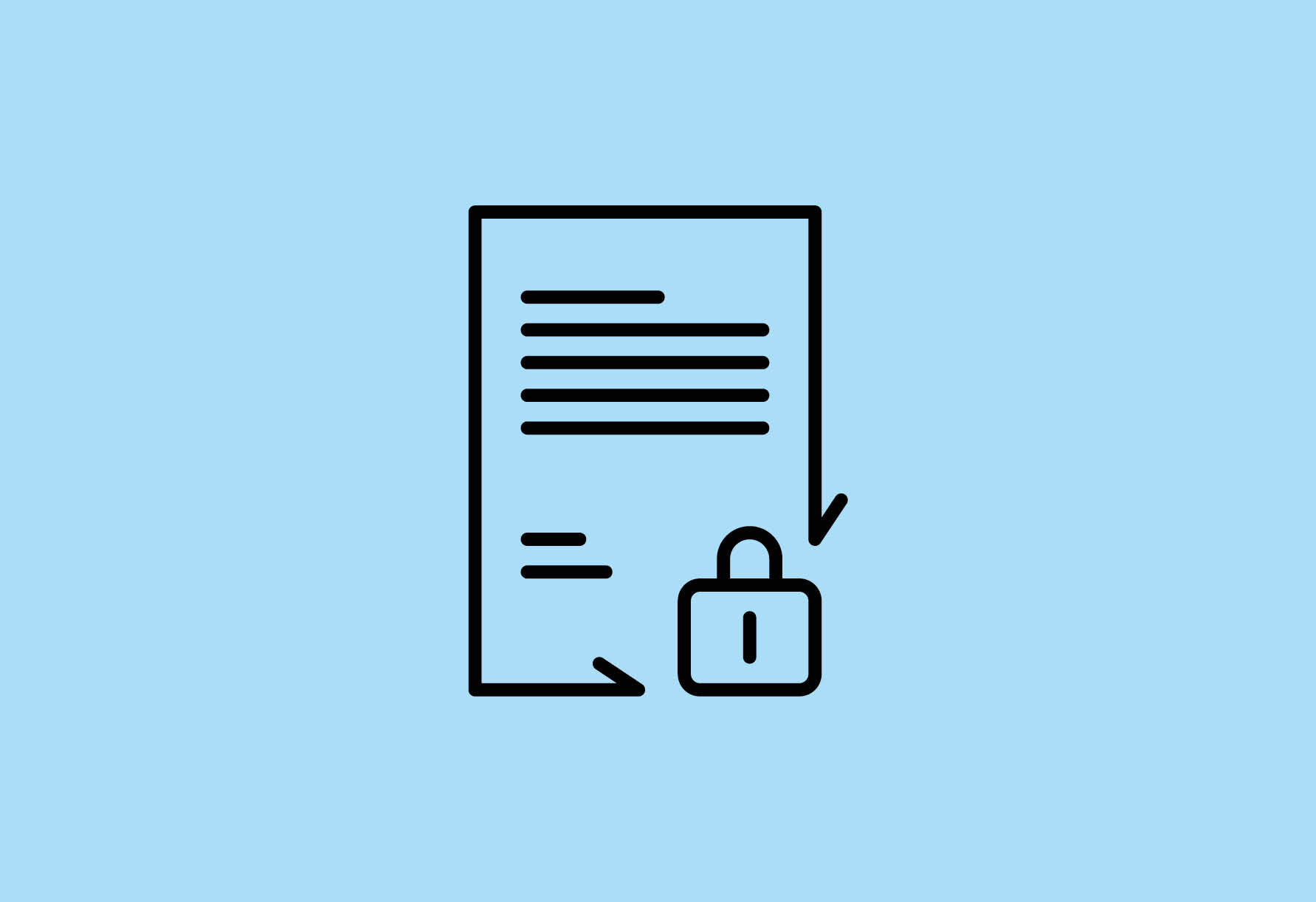 Permanent employment contracts pictogram on a light blue background | Sandler Group 