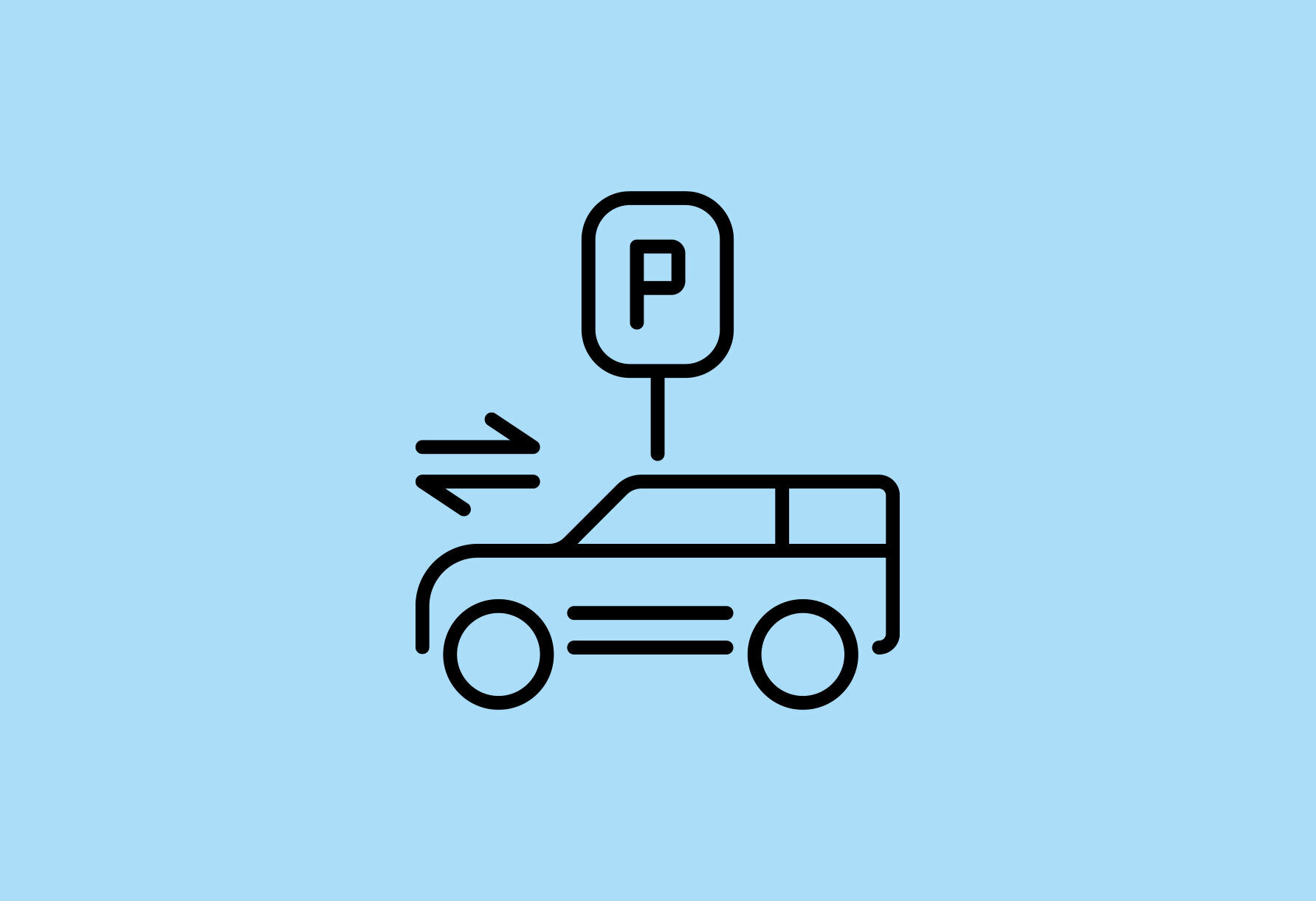 Pictogram Benefits free parking spaces | Sandler Group 